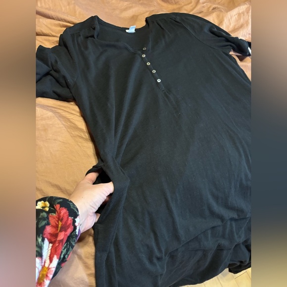 Chico’s Maxi Dress Women’s Size 20/22 Black Relaxed Casual Comfy - Picture 6 of 7